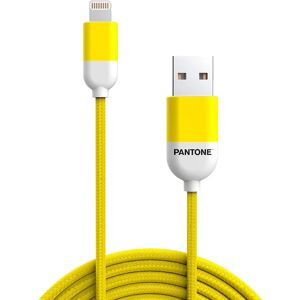 Pantone 12W MFI USB-A til Lightning Kabel 1.5m - Gul