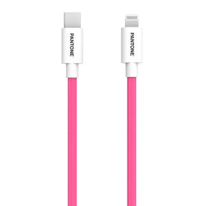 Pantone 15W MFI USB-C til Lightning Kabel 1.5m - Pink