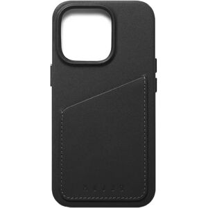 Mujjo iPhone 14 Pro Leather Wallet Case - Sort