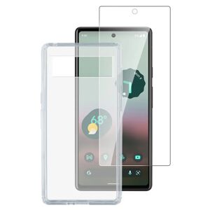 Google Pixel 6A 4smarts Second Glass X-Pro Clear Skærmbeskyttelse m. Monteringsramme - Case Friendly - Gennemsigtig