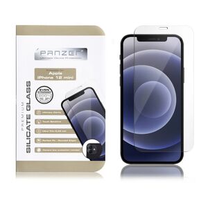 iPhone 12 Mini PANZER Premium Silicate Glass Full-Fit m. Kamera Beskyttelse