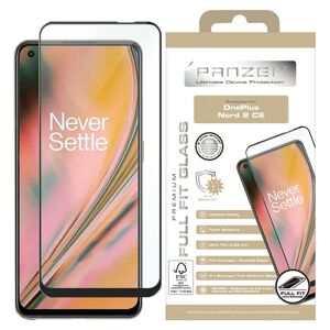 OnePlus Nord CE 2 (5G) PANZER Premium Full-Fit Glass - Sort Ramme
