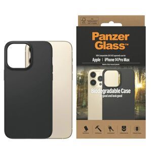 iPhone 14 Pro Max PanzerGlass Biodegradeable Cover - 100% Plantebaseret - Sort