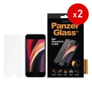 iPhone SE (2022 / 2020) / 8 / 7 / 6s / 6 PanzerGlass Standard Fit Skærmbeskyttelse - Gennemsigtig - 2 stk.