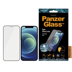 iPhone 12 Mini PanzerGlass AntiBacterial Skærmbeskyttelse - Case Friendly - Sort