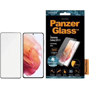 Samsung Galaxy S21 FE (5G) PanzerGlass AntiBacterial Edge-to-Edge Skærmbeskyttelse - Case Friendly - Sort Kant