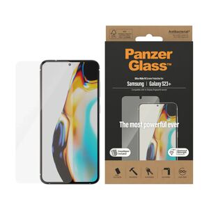 Samsung Galaxy S23+ (Plus) PanzerGlass AntiBacterial Ultra Wide Fit Skærmbeskyttelse - EasyAligner - Diamond Strength - Gennemsigtig