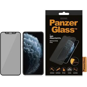 iPhone 11 Pro / X / XS PanzerGlass Skærmbeskyttelse - Case Friendly - Privacy - Sort