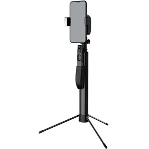 NORTH Stabilized Selfie Stick / Tripod m. Trådløs Kamera Udløser & 2 LED Lamper