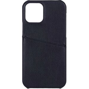 iPhone 12 Pro / 12 GEAR Onsala Collection Læder Cover m. Kortlomme - Sort