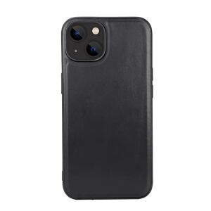 iPhone 14 GEAR Buffalo Ægte Læder Cover - MagSafe Kompatibel - Sort