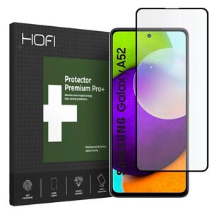 Samsung Galaxy A52s 5G / A52 (4G / 5G) Hofi Hybrid Pro+ Skærmbeskyttelse - Case Friendly - Sort Kant