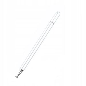 Tech-Protect Charm Pen Stylus - Hvid / Sølv