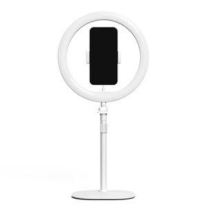 Kodak LED Ring Light Bord Stander m. Mobilholder & Kameraholder - Hvid