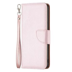 MOBILCOVERS.DK Nothing Phone (1) Imiteret Læder Flip Cover m. Pung & Strop - Rose Gold