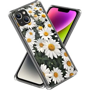 MOBILCOVERS.DK iPhone 14 Fleksibelt Bagside Cover - Margueritter