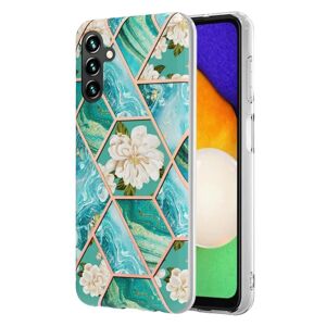 MOBILCOVERS.DK Samsung Galaxy A14 / A14 (5G) Hybrid Plastik Cover - Hvide Blomster