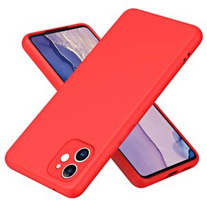 MOBILCOVERS.DK iPhone 12 Liquid Silikone Cover - Rød
