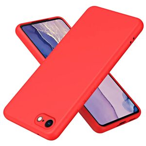 MOBILCOVERS.DK iPhone SE (2022 / 2020) / 8 / 7 Liquid Silikone Cover - Rød