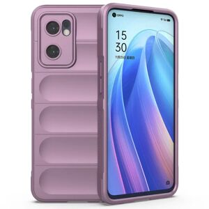 MOBILCOVERS.DK Oppo Reno7 (5G) / Find X5 Lite Fleksibelt Plastik Cover - Lilla