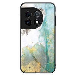 MOBILCOVERS.DK OnePlus 11 Cover m. Glasbagside - Green Marble