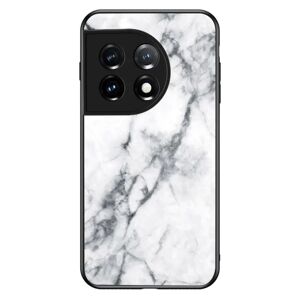 MOBILCOVERS.DK OnePlus 11 Cover m. Glasbagside - White Marble