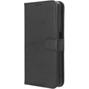 EIDERWOOD Motorola Moto G04 / G24 / G24 Power Læder Cover m. Strop & Tekstur - Sort