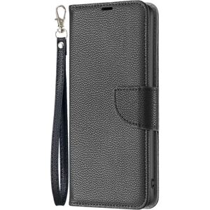 EIDERWOOD Xiaomi Redmi Note 13 Pro (4G) Litchi Læder Cover m. Pung & Strop - Sort