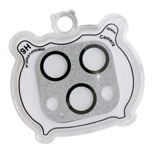 MOBILCOVERS.DK iPhone 14 Pro / 14 Pro Max Beskyttelsesglas til Kameralinse - 9H - Sølv Glimmer