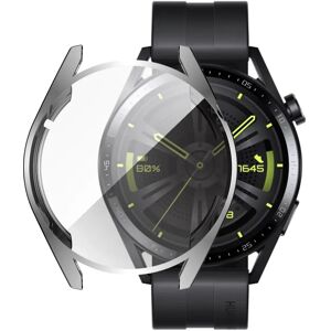 MOBILCOVERS.DK Huawei Watch GT 3 (42mm) Fleksibelt Plastik Cover m. Skærmbeskyttelse - Sølv