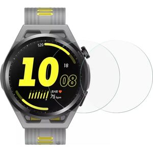 MOBILCOVERS.DK Huawei Watch GT Runner Arc Edge Hærdet Glas Skærmbeskyttelse - 2 Pak - Gennemsigtigt