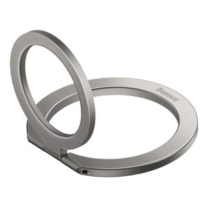 Baseus Halo Magnetisk Finger Ring - MagSafe Kompatibel - Sølv