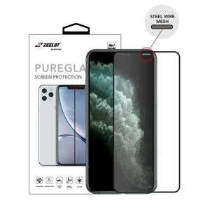 iPhone 12 / 12 Pro Zeelot PureGlass Anti Glare Skæmbeskyttelse - Case Friendly - Sort Kant