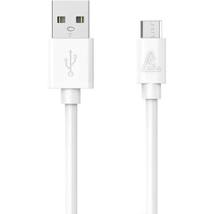 Smartline USB-A til Micro USB Kabel 1 m. - Hvid