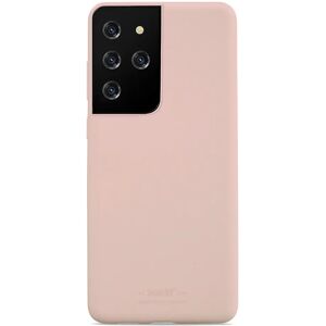 Holdit Samsung Galaxy S21 Ultra Soft Touch Silikone Case - Blush Pink