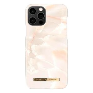 iDeal Of Sweden iPhone 12 / 12 Pro Fashion Case Rose Pearl Marble