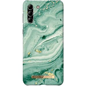 iDeal Of Sweden Samsung Galaxy S21 Fashion Case Mint Swirl Marble