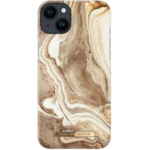 Ideal Of Sweden iPhone 14 Plus Fashion Case - Golden Sand Marble