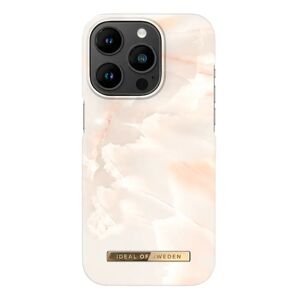 Ideal Of Sweden iPhone 14 Pro Fashion Case - Rose Pearl Marble