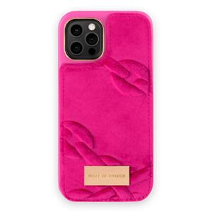 Ideal Of Sweden iPhone 12 / 12 Pro Fashion Case Atelier - Velour Hyper Pink