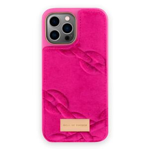 Ideal Of Sweden iPhone 13 Pro Max / 12 Pro Max Fashion Case Atelier - Velour Hyper Pink