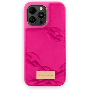 Ideal Of Sweden iPhone 14 Pro Max Fashion Case Atelier - Velour Hyper Pink