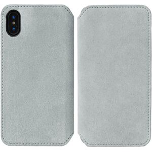 Krusell Broby Slim Wallet iPhone XS Max Ruskind Flip Cover - Grå