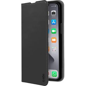 SBS iPhone 13 Book Wallet Lite Cover m. Magnetfunktion - Sort