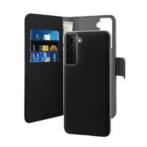 Samsung Galaxy S21 FE Puro Detachable 2-in-1 EcoLeather Wallet Cover - Sort