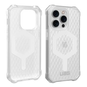 iPhone 14 Pro UAG ESSENTIAL ARMOR Series Cover - MagSafe Kompatibel - Frosted Ice - Gennemsigtig
