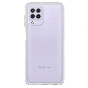 Original Samsung Galaxy A22 (4G) Soft Clear Cover EF-QA225TT - Gennemsigtig