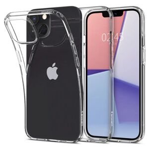 iPhone 13 Mini Spigen Liquid Crystal Cover - Gennemsigtig