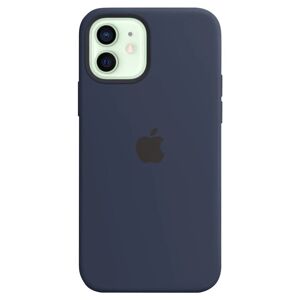 Original Apple iPhone 12   12 Pro Silikone MagSafe Cover Blå (MHL43ZM/A)