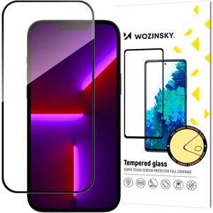 Wozinsky iPhone 14 Pro Max Skærmbeskyttelse - Case-Friendly - Gennemsigtig m. Sort Kant